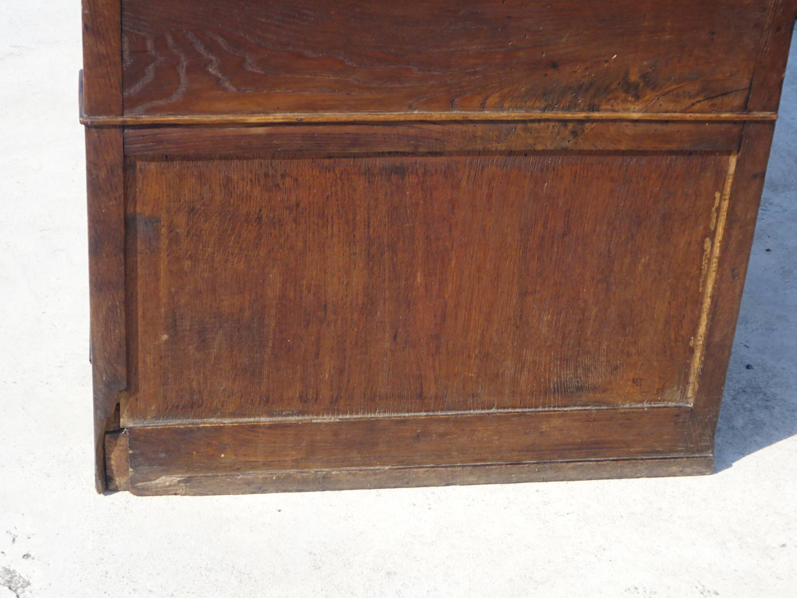 Office furniture, old glove maker's table.