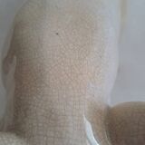 Statue. Cracked ceramic pig.