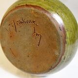 Sandstone salt pot with ring