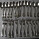Menagère 24 pieces silver metal Louis XV style.