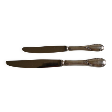 22 silver plated table and dessert knives by Cailar Bayard