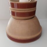 Ensemble d'un bol et de 2 coupelles GRES DE GIEN FRANCE