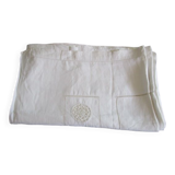 Old embroidered tablecloth - monogrammed: 245x190cm