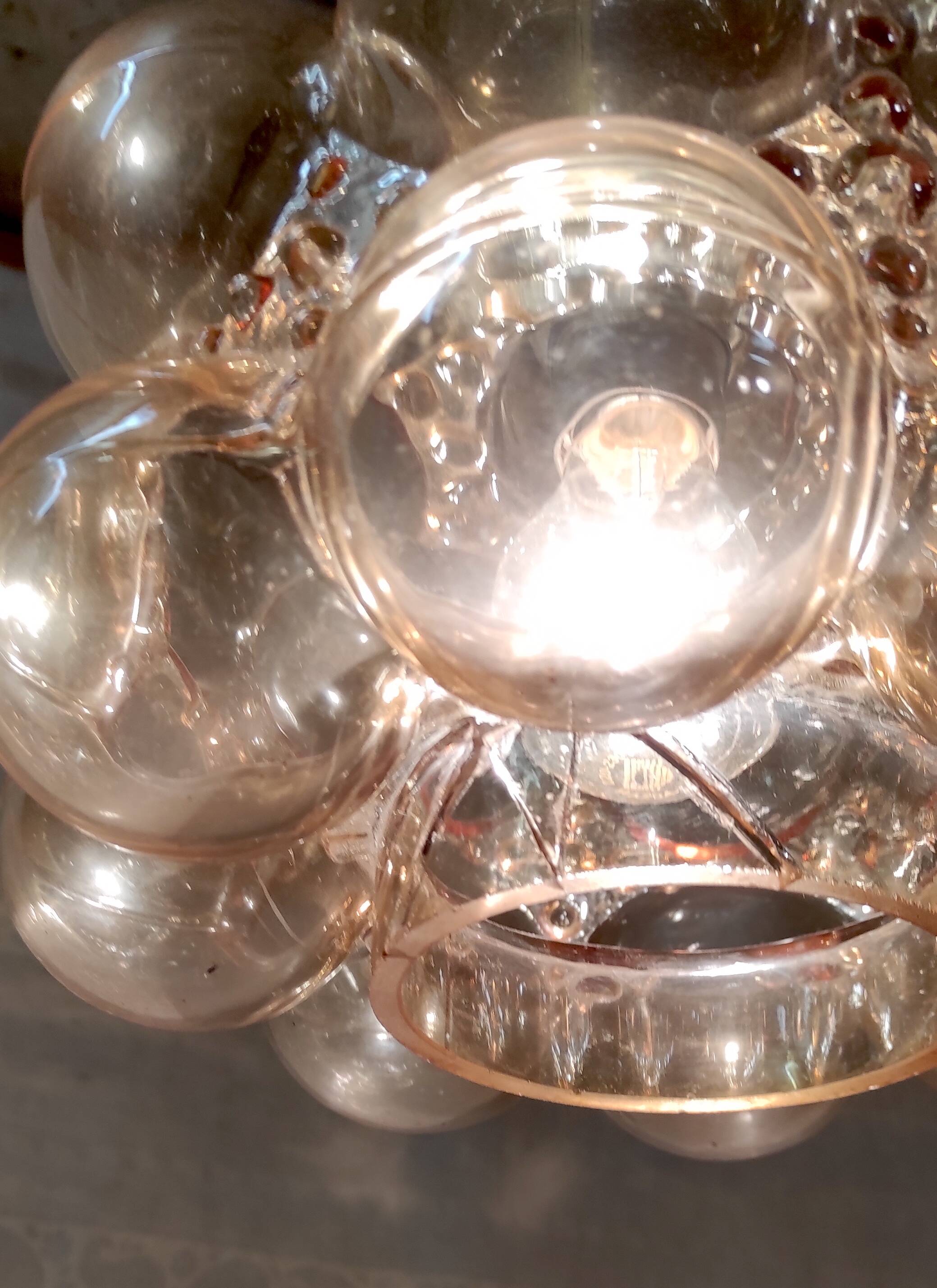 Suspension design bubble par Helena Tynell pour Limburg - années 60/70