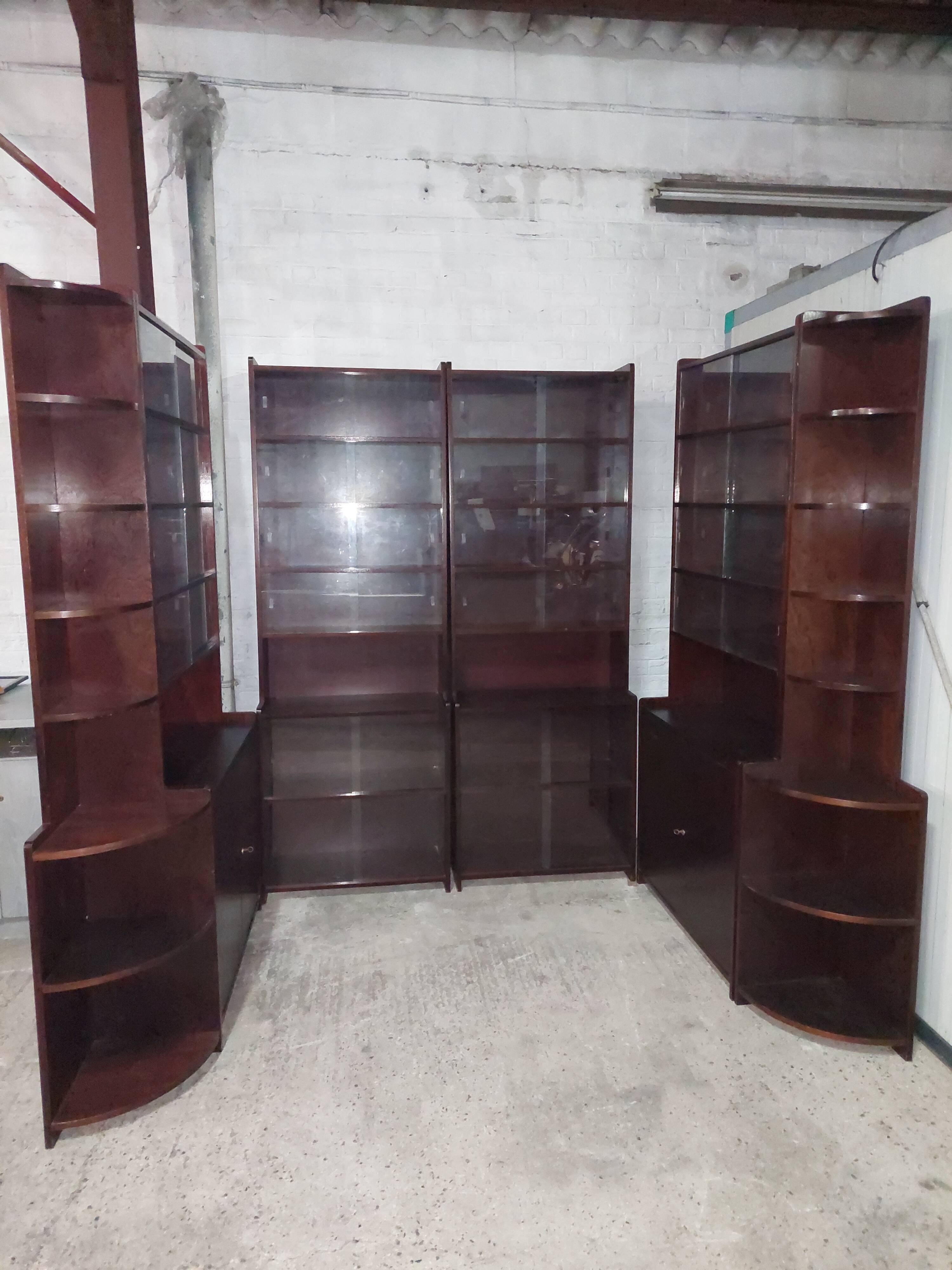 Modular showcase bookcase vintage used