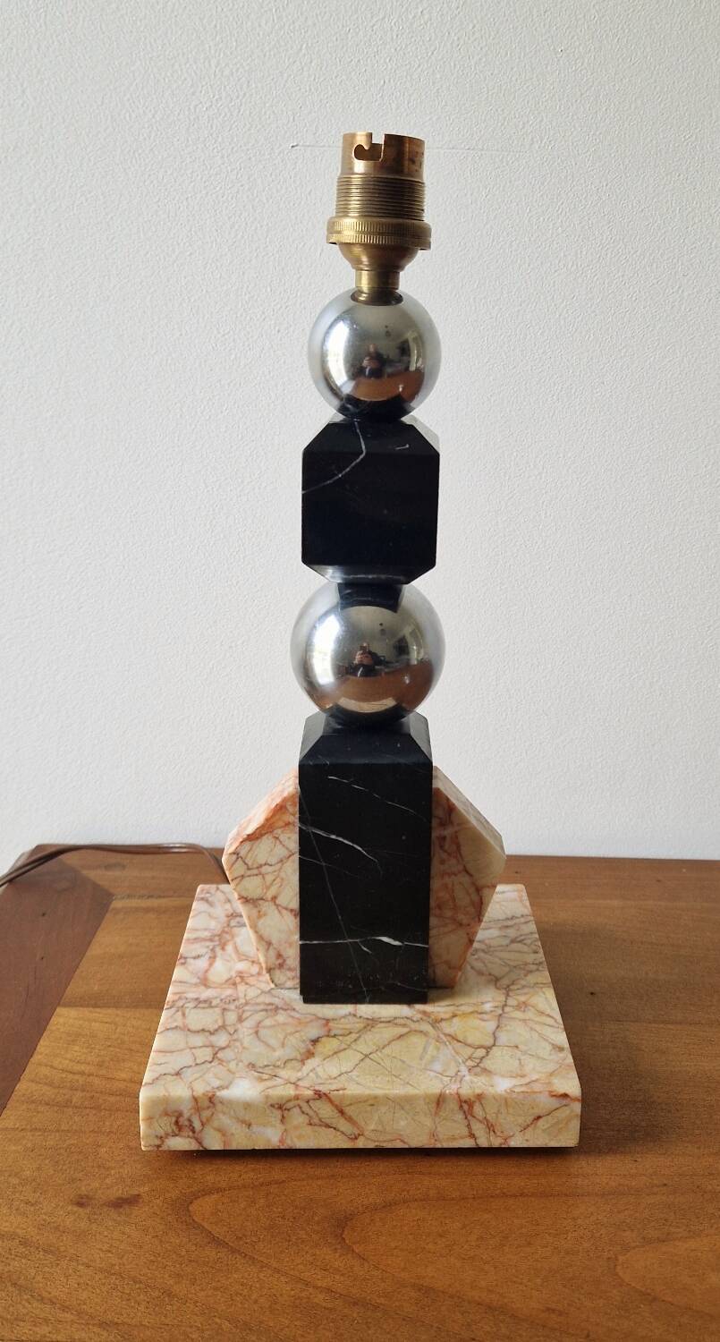 Art Deco modernist lamp base