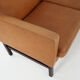 Leather two-seater sofa, 70s Scandinavian design