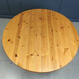 Rainer Daumiller style pine wood  Dining Table, 1970s