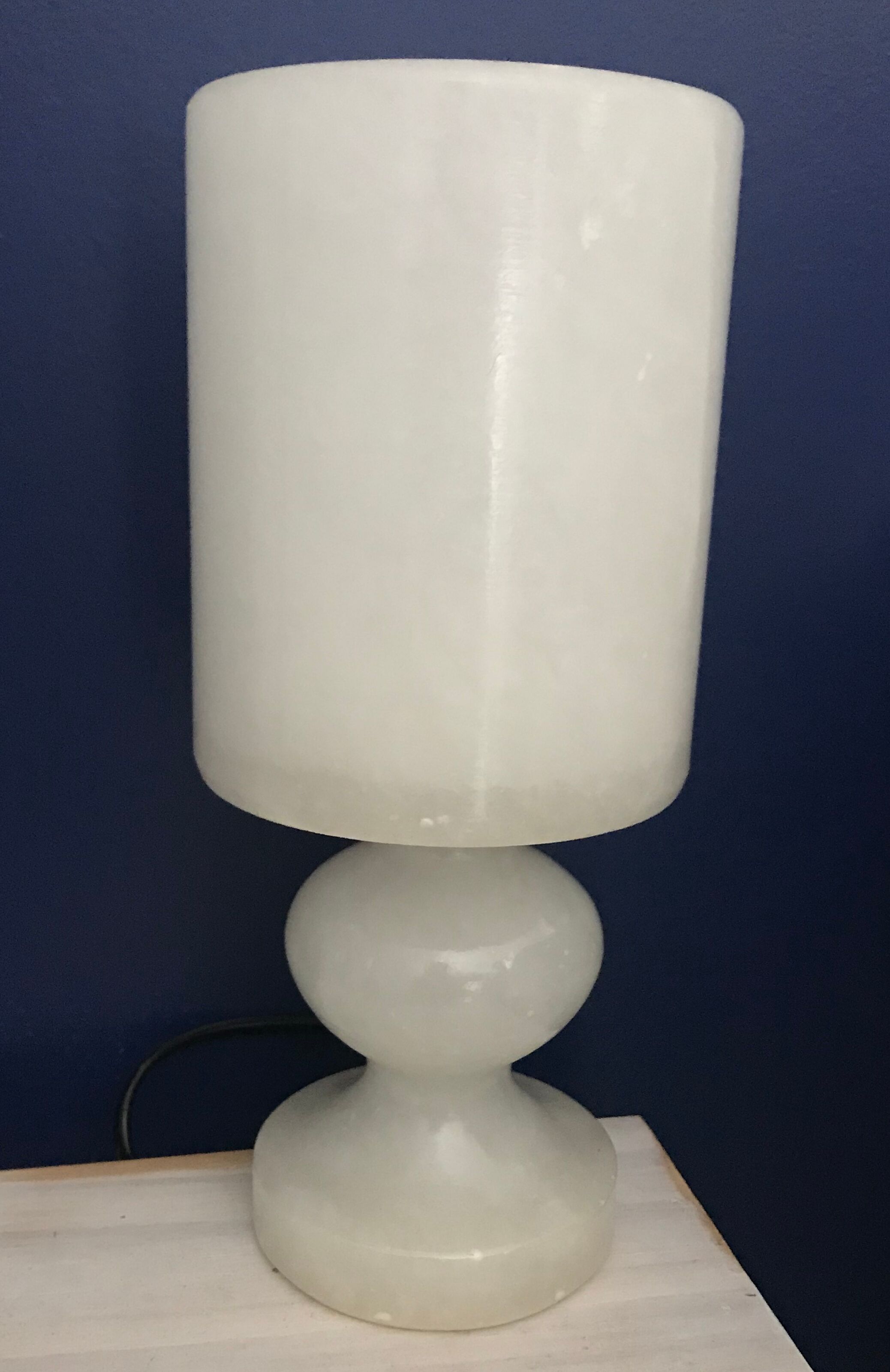 Alabaster table lamp