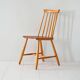 1960s Swedish "Pinnstol" chair - Teak seat with beech frame