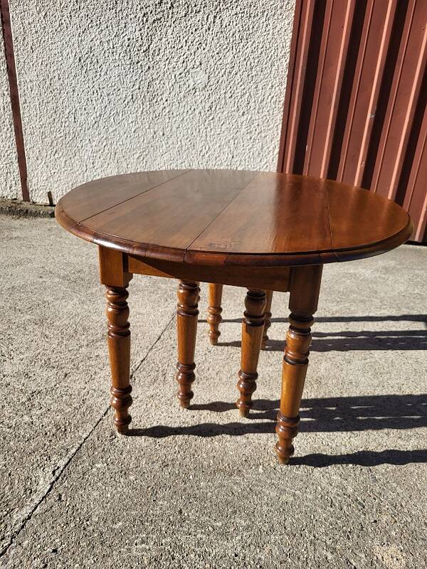 Table louis philippe 8 pieds avec 8 allonges