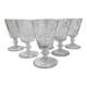 Saint louis caton 6 wine water glasses crystal - 14 cm
