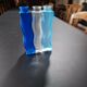 Trio de vases bleus
