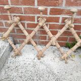 accordion coat rack faux bamboo