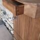 Art Deco walnut coat rack