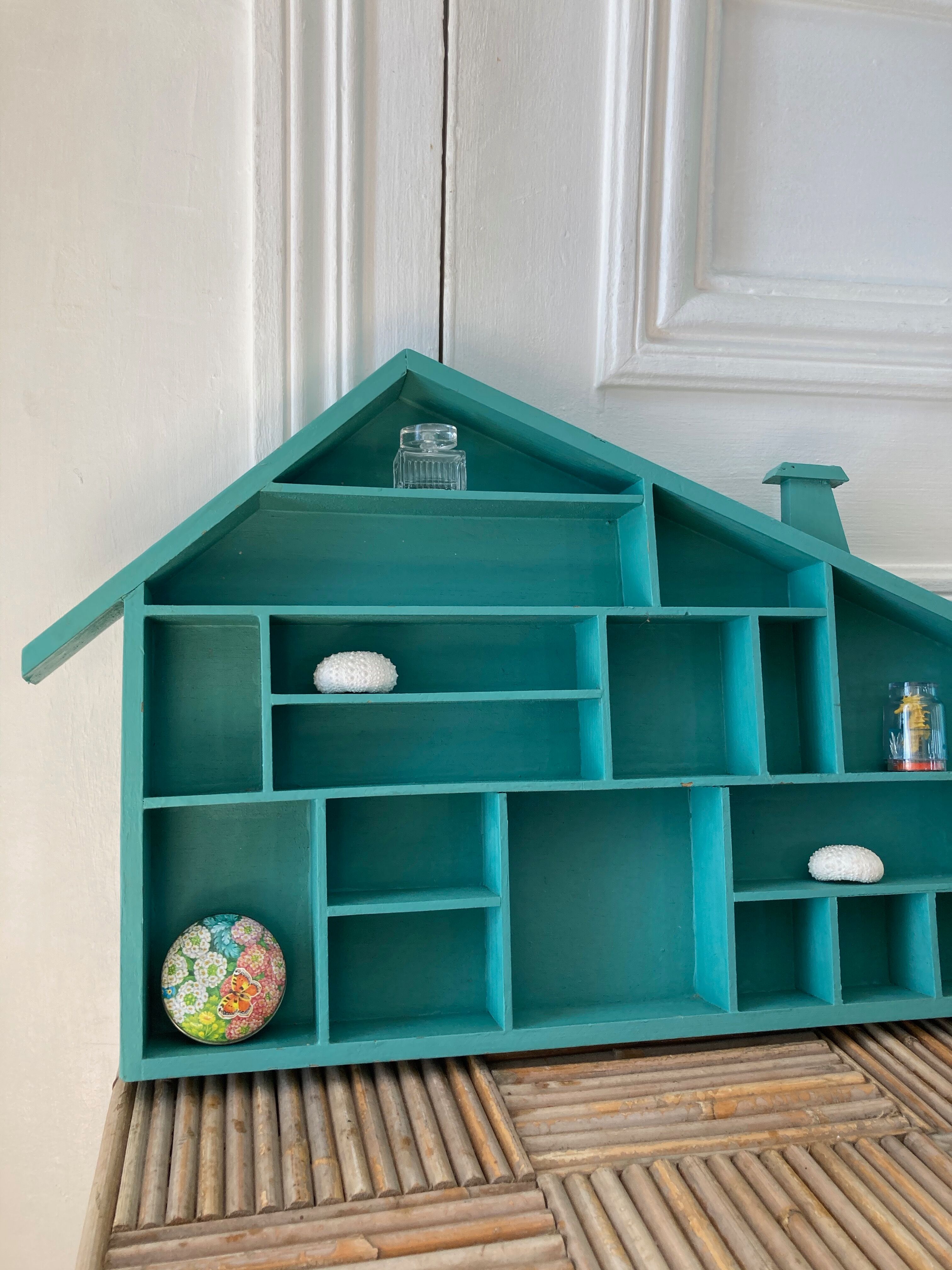 Homemade locker shelves
