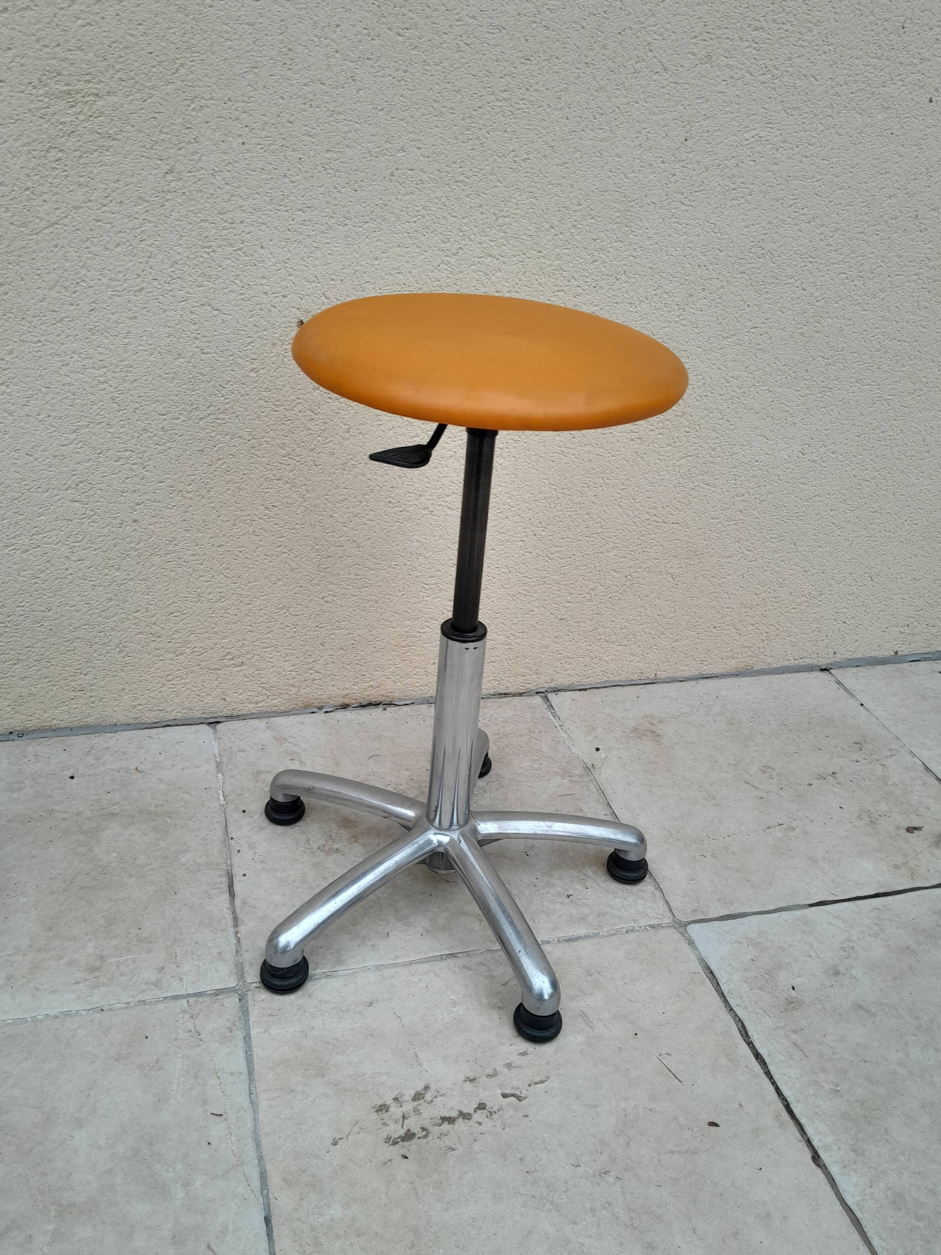 Tabouret siège industriel vintage KHOL