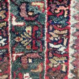 Handmade ancient Persian mazlaghan carpet