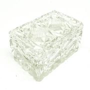 Bonbonnière Art Déco, cristal, Suède, années 1930