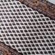 Vintage indian carpet seraband handmade 73cm x 140cm 1970s