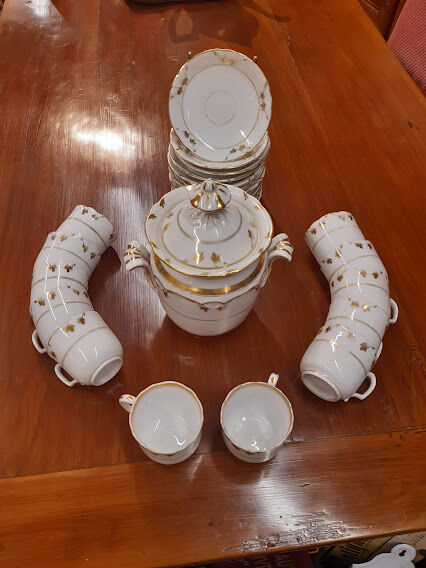 Set coffee in Paris porcelain