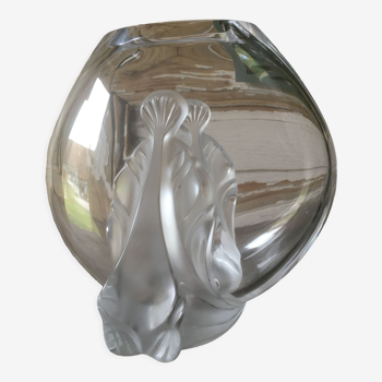 Vase Garance en cristal de Lalique