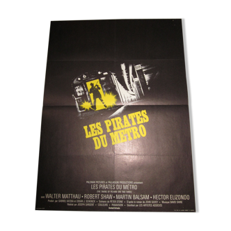 Affiche les pirates du metro