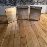 Miroir triptyque barbier