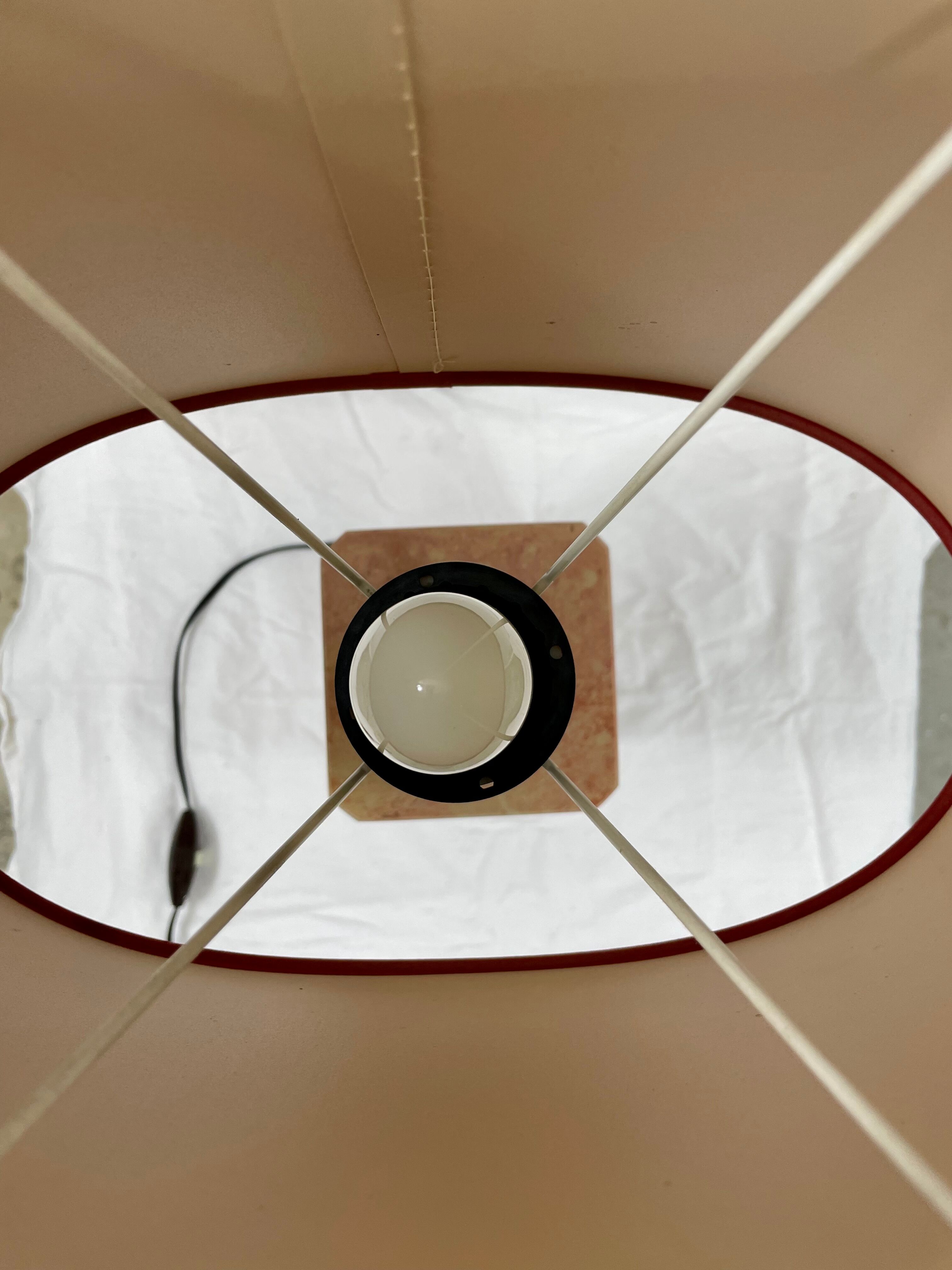 Lampe à poser en marbre vintage