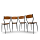 Chaises italiennes du milieu du siècle, années 1960.