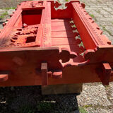 Vintage painted wood shelf