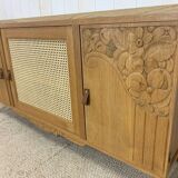 Art deco oak sideboard
