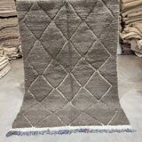 Boujaad tapis gris, personnalisé votre taille Tissage sur commande