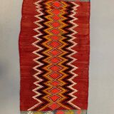 Vintage Turkish Mini Kilim 97x50 cm wool small Kelim Runner, shabby Chic