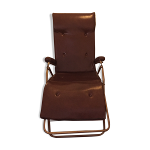 Fauteuil cuir inclinable