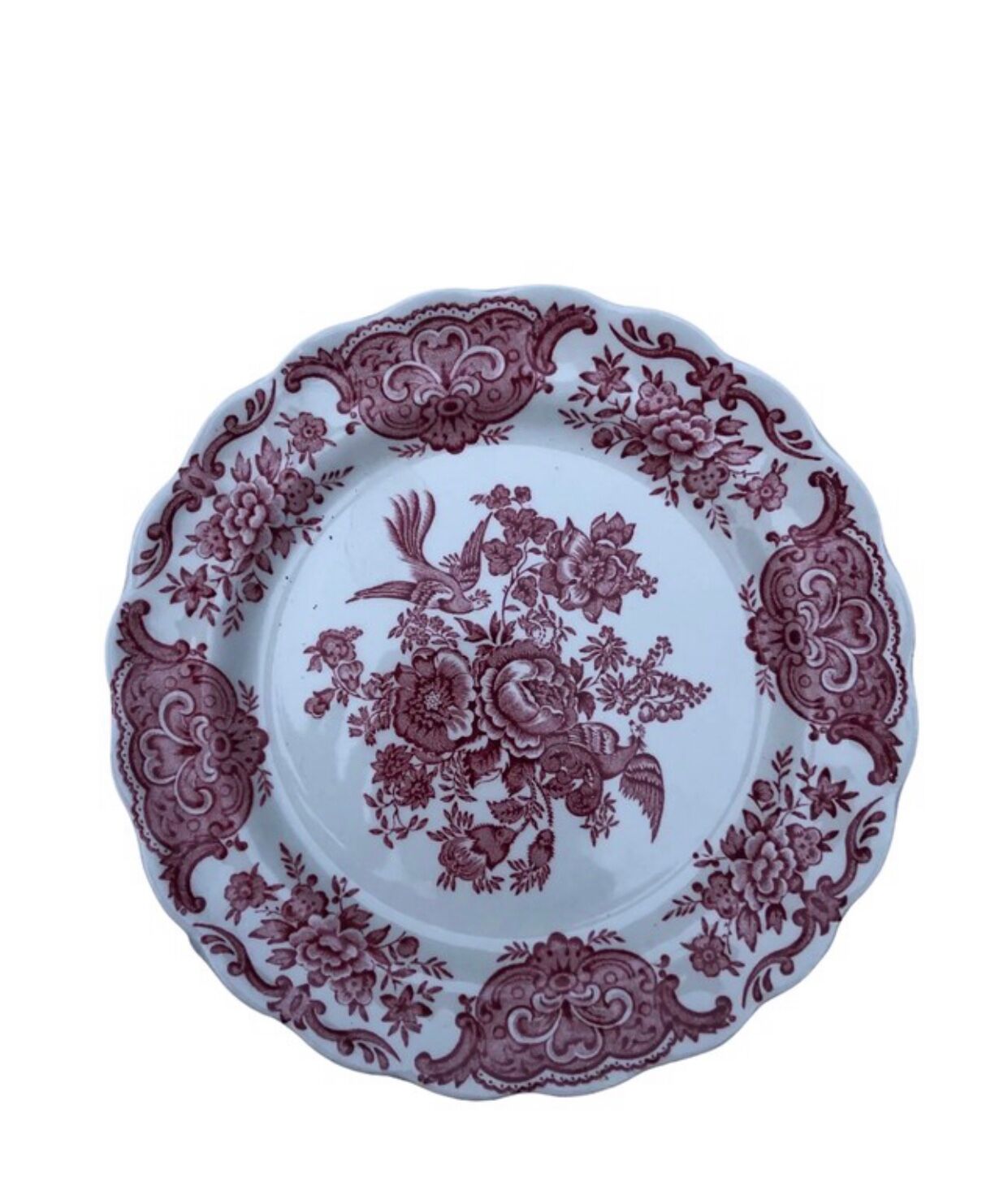 6 English dessert plates