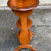 Étagère ovale Louis Philippe en bois massif