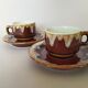 2 bistro coffee cups