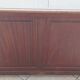 Vintage double-sided mahogany desk with 18 drawers.