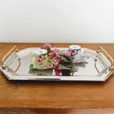 Plateau de service hexagonal en inox