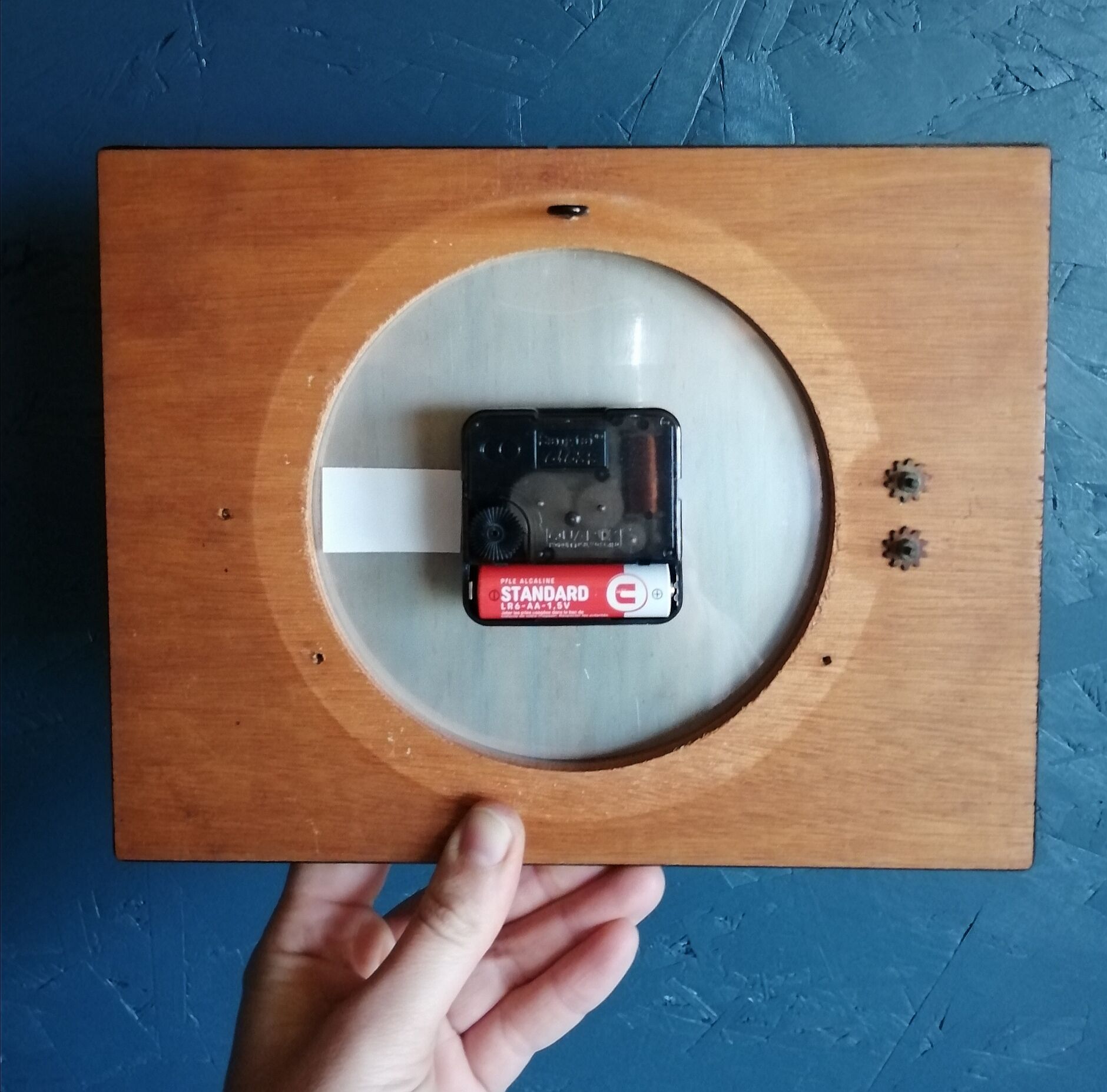 Vintage clock, "Maty Fleurs" wall clock