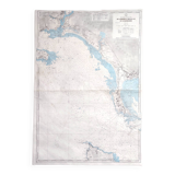 Map of Finistère and Morbihan Atlantic coast France
