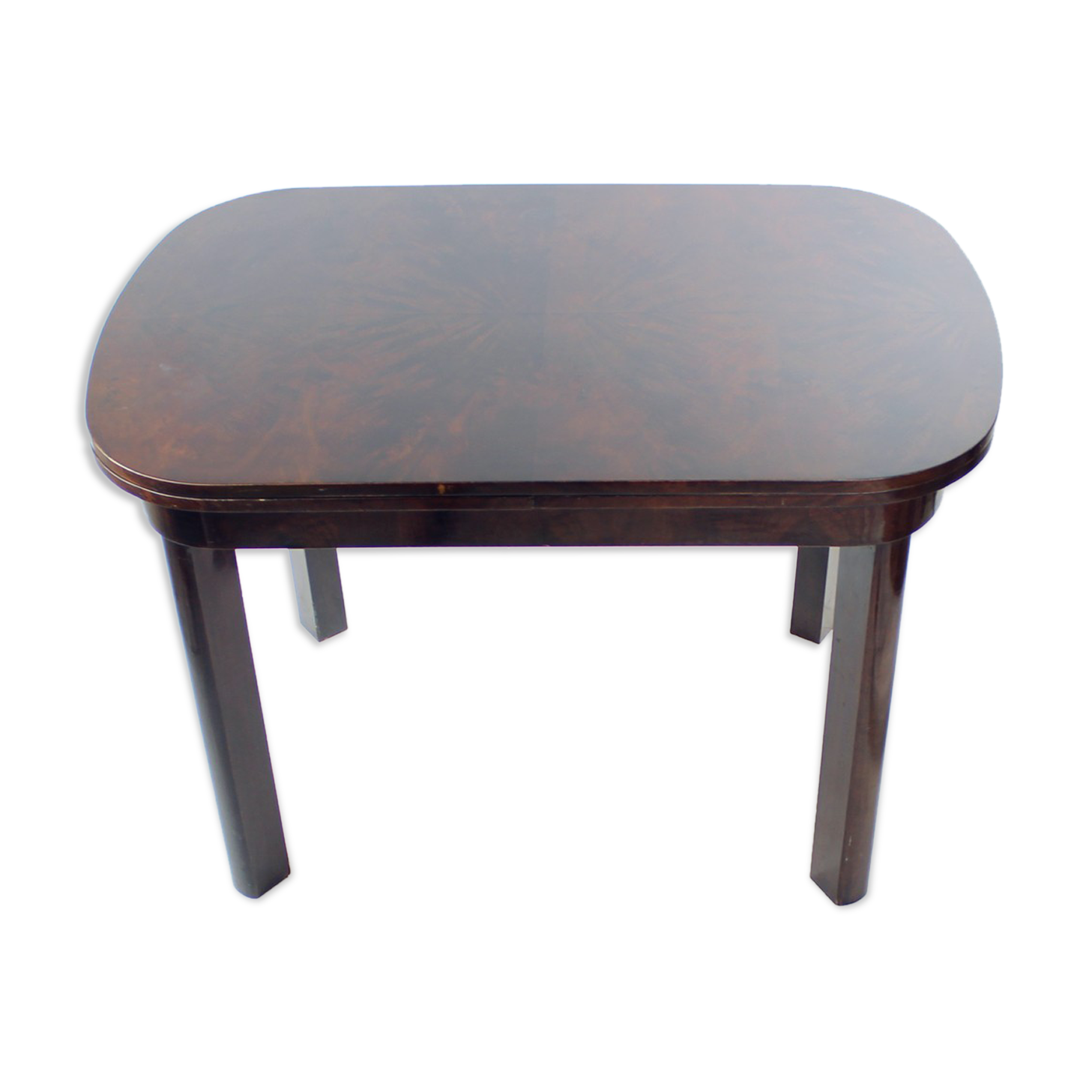 Art Deco Extendable Dining Table, Czechoslovakia 1940s