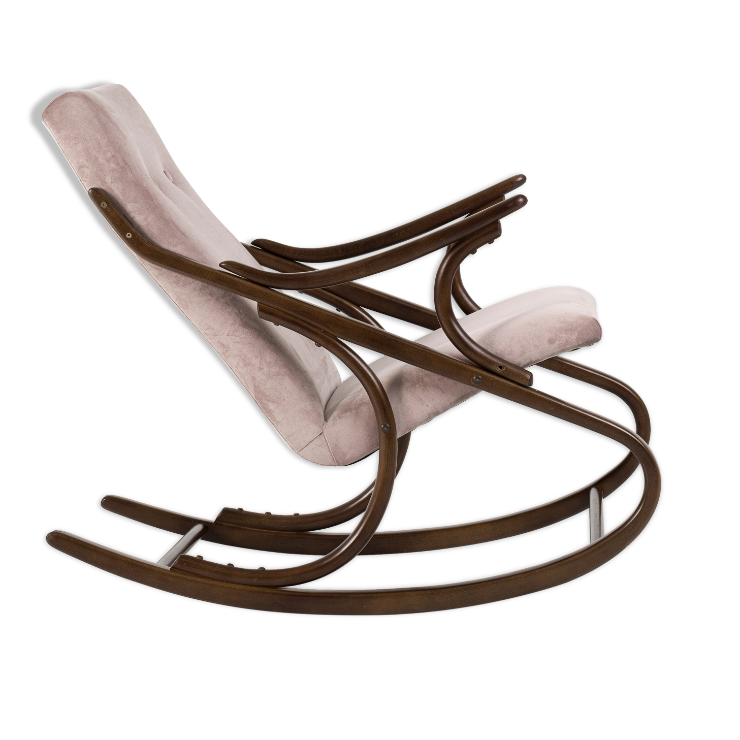 Bentwood rocking chair from TON, 1960s