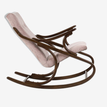 Chaise bentwood à bascule de Ton, années 1960