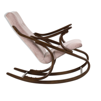 Chaise bentwood à bascule de Ton, années 1960