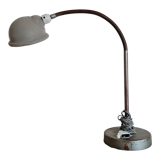 Antique articulated metal workshop lamp
