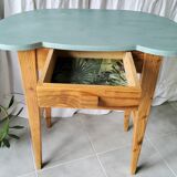 Table, bureau patiné