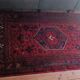 Vintage Iranian rug from the 1950s. Handcrafted, handmade.