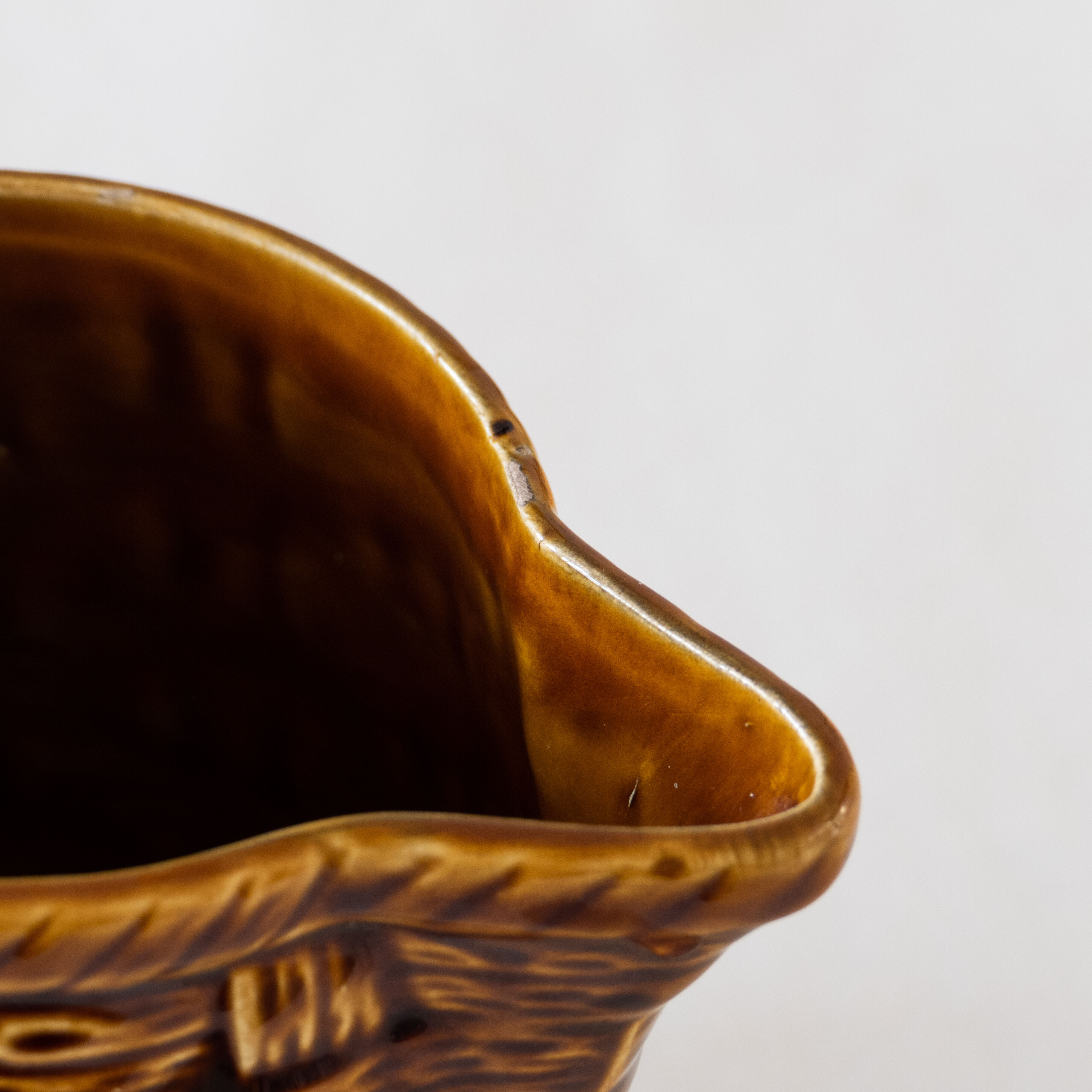 Pitcher in slip Digoin and Sarreguemines